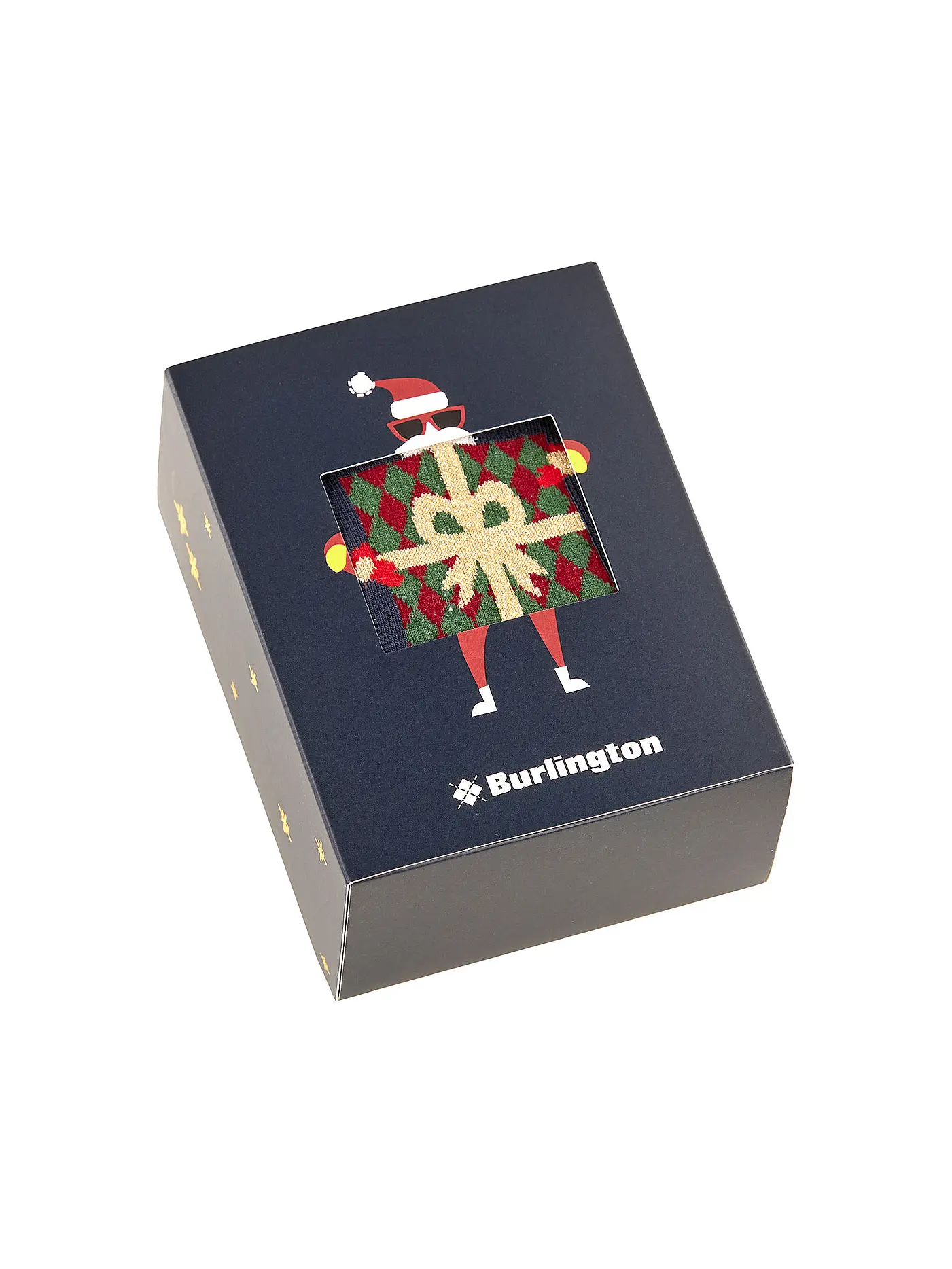 BURLINGTON | Herren Socken 2-er Pkg. X-MAS GIFT BOX 40-46 sortiment | dunkelblau